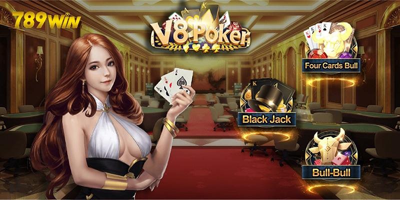 V8 Game Bài 3D - Sảnh Chơi Đỏ Đen Sôi Động, Đẳng Cấp V8 game bài 3D